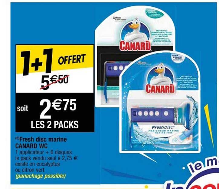 fresh disc marine canard wc