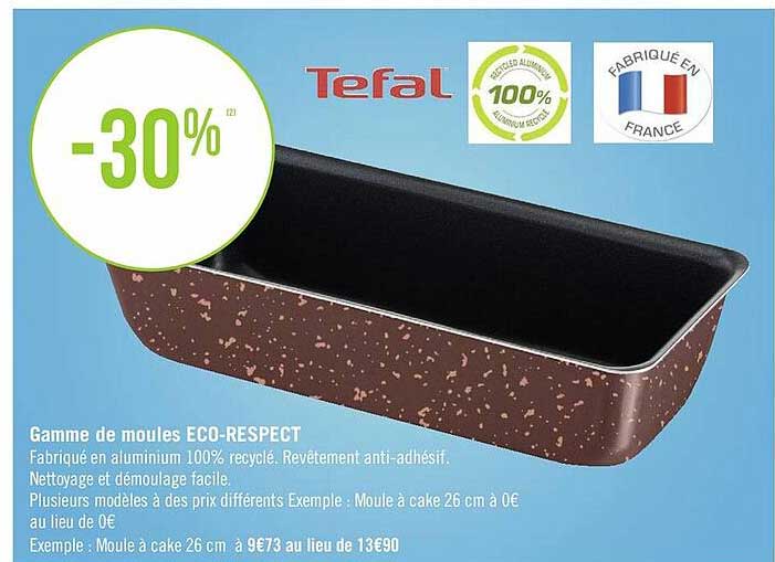 Gamme De Moules éco-respect Tefal