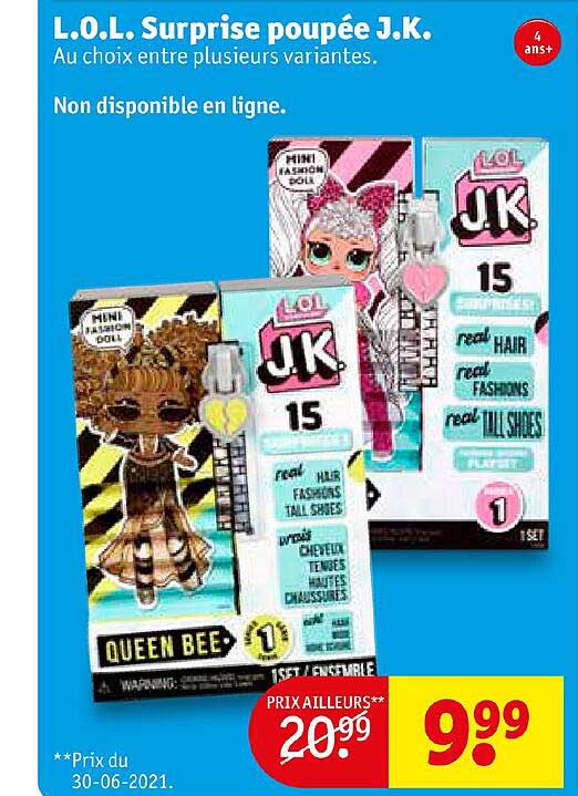 l.o.l. surprise poupée j.k.