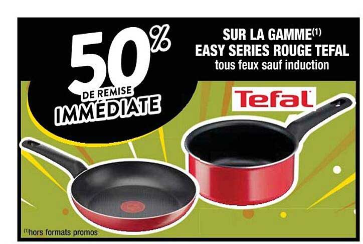 la gamme easy series rouge tefal