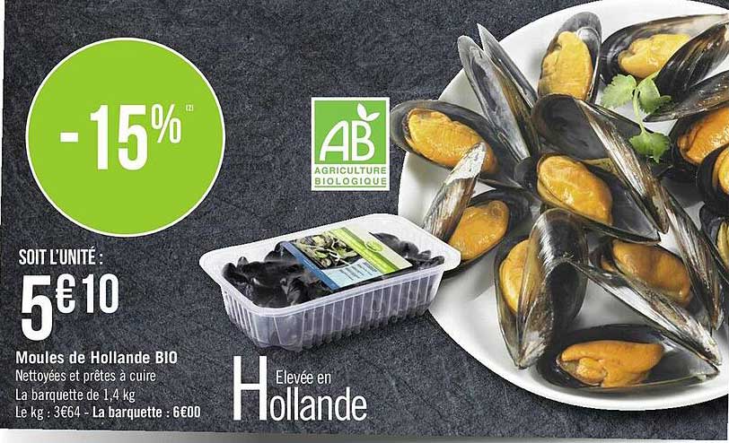 moules de holland bio