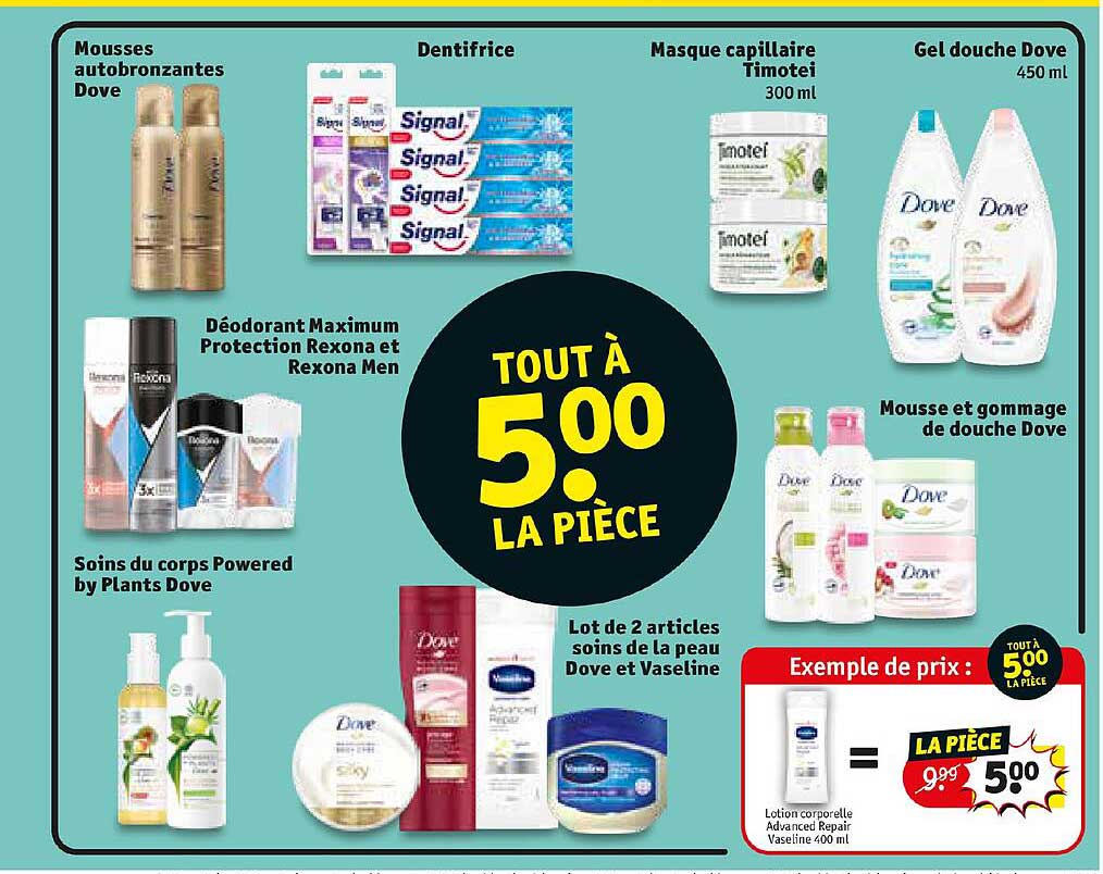 mousses autobronzantes dove, soins du corps powered by plants dove, déodorant maximum protection rexona et rexona men, dentifrice, masque capillaire timotei, gel douche dove, mousse et gommage