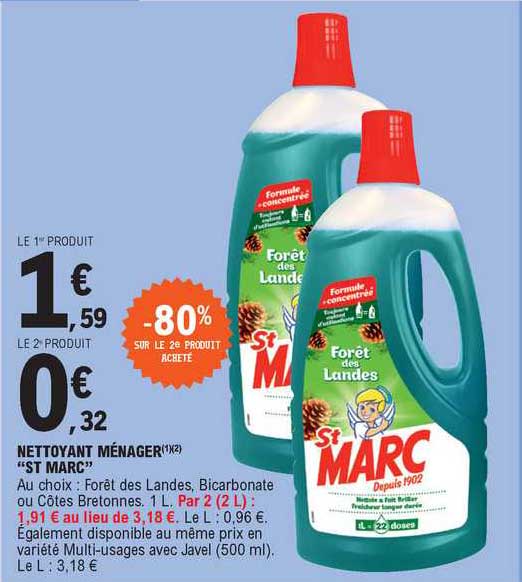 nettoyant ménager "st marc"