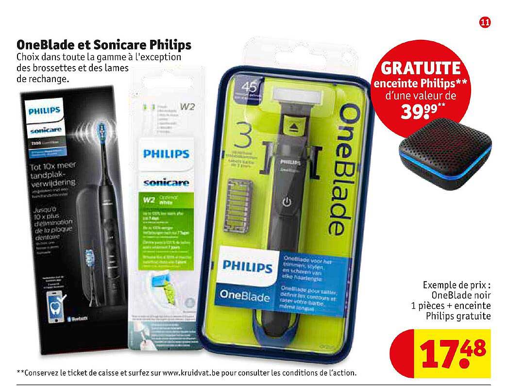 oneblade et sonicare philips