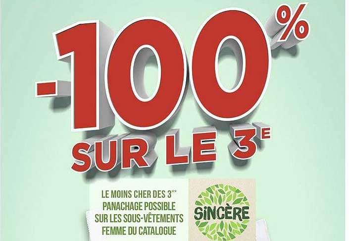 panachage possible sur les sous-vêtements femme du catalogue sincère