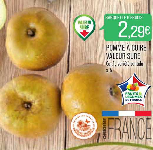 pomme à cuire valeur sure