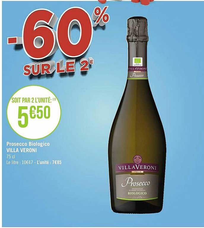prosecco biologico villa veroni