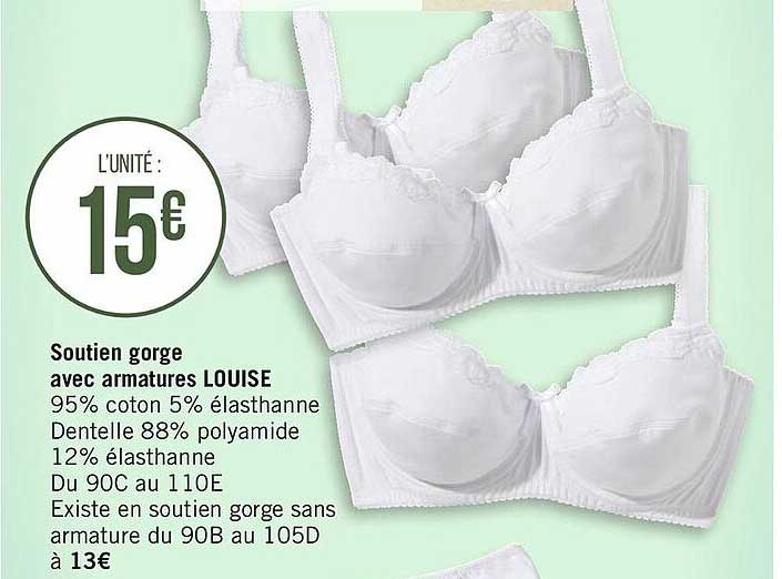 soutien gorge avec armatures louise