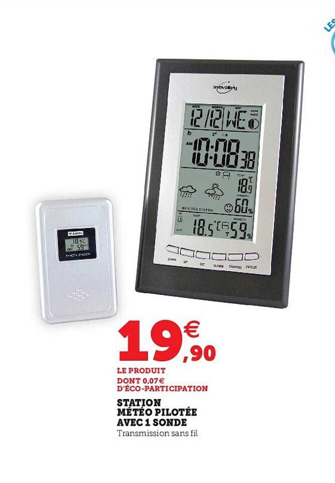 station météo pilotée avec 1 sonde
