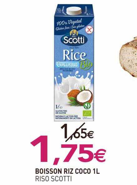 Boisson Riz Coco Riso Scotti 1l