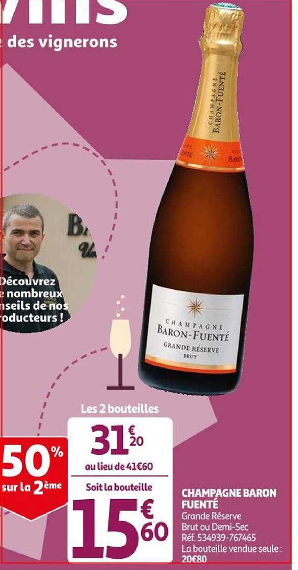 champagne baron fuenté grande réserve brut ou demi-sec
