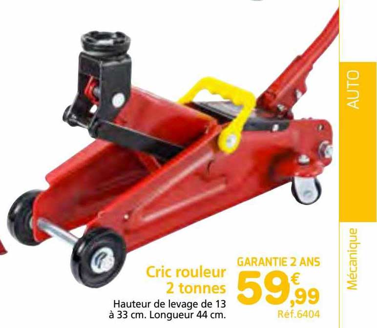 cric rouleur 2 tonnes