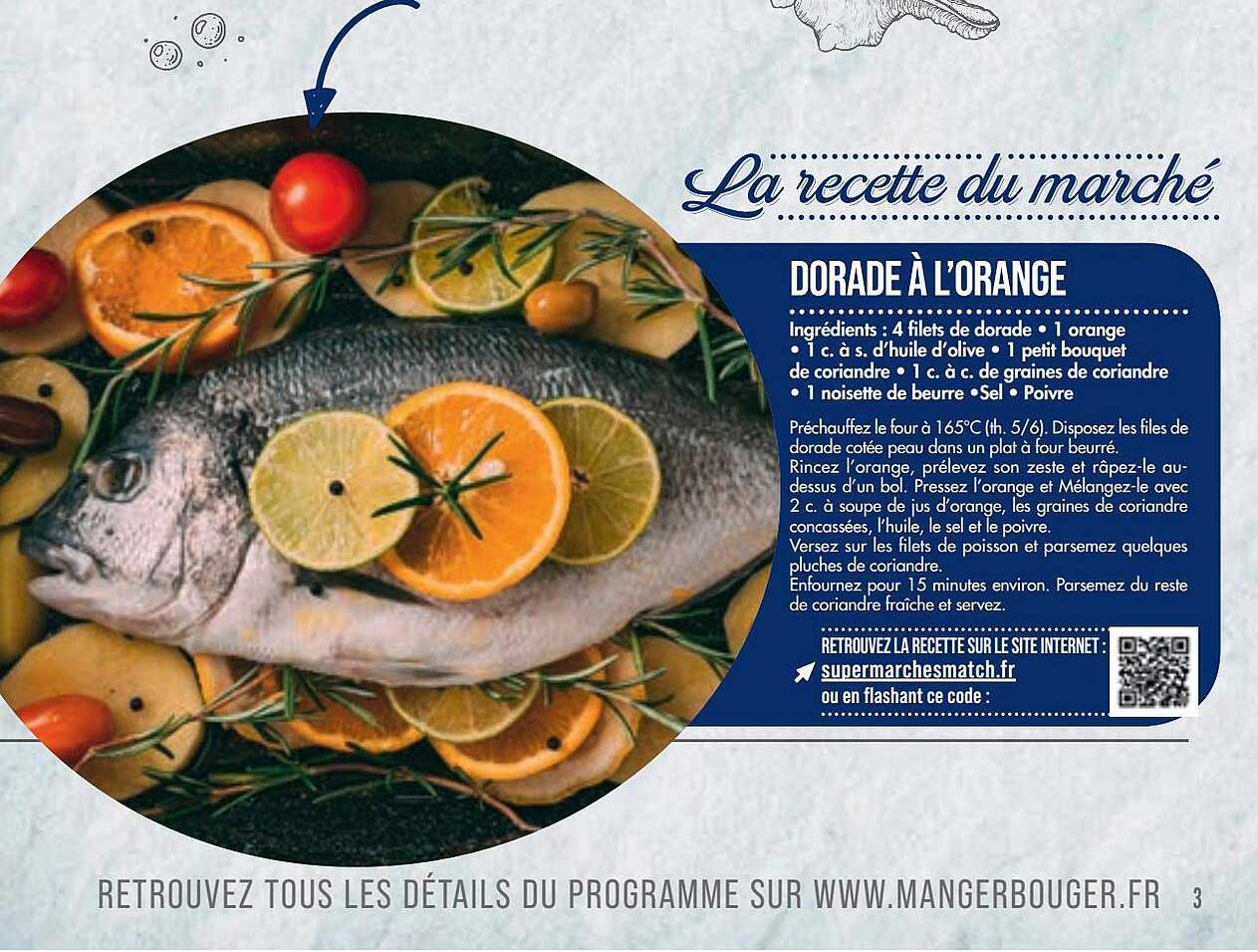 dorade à l'orange