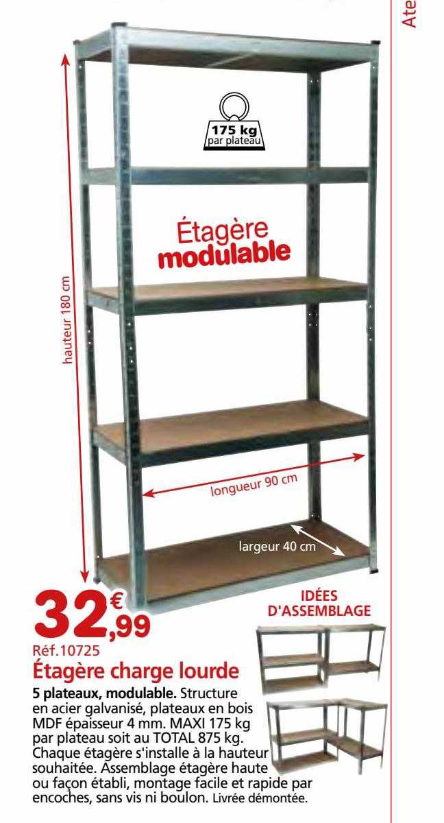 étagère charge lourde