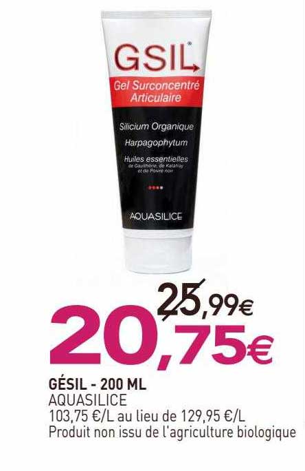 gésil aquasilice - 200ml