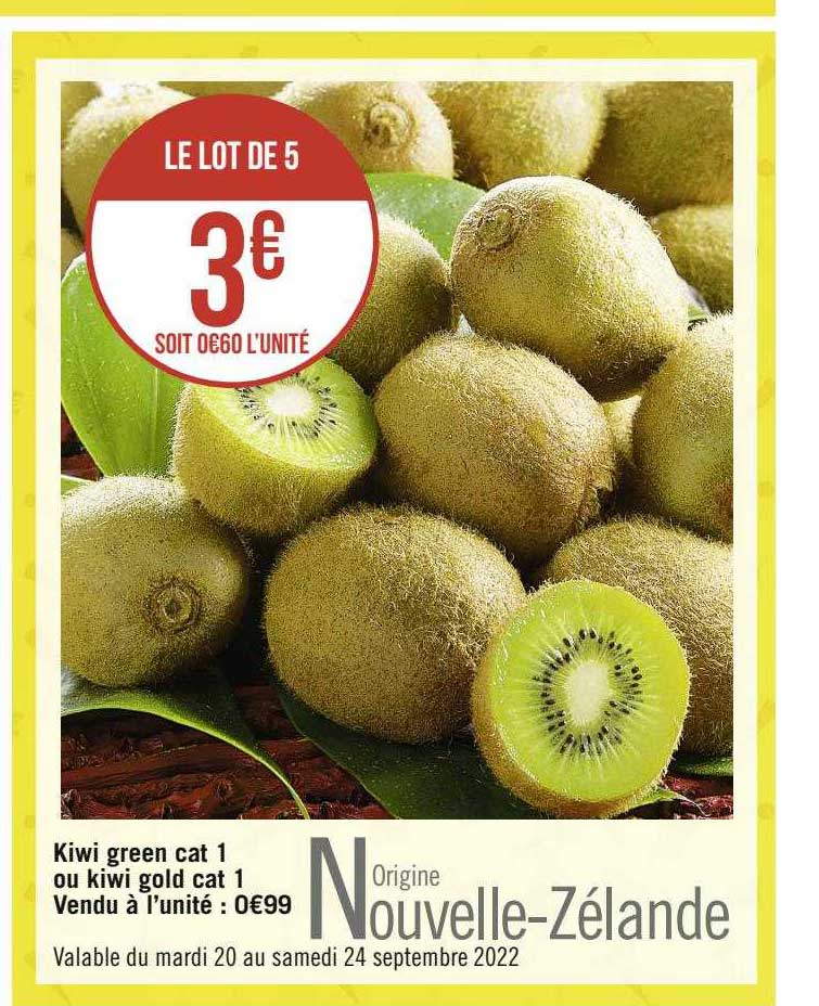 Kiwi Green Cat 1 Ou Kiwi Gold Cat 1