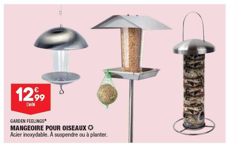 mangeoire pour oiseaux garden feelings