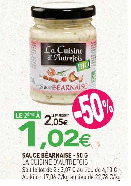 sauce béarnaise la cuisine d'autrefois - 90 g