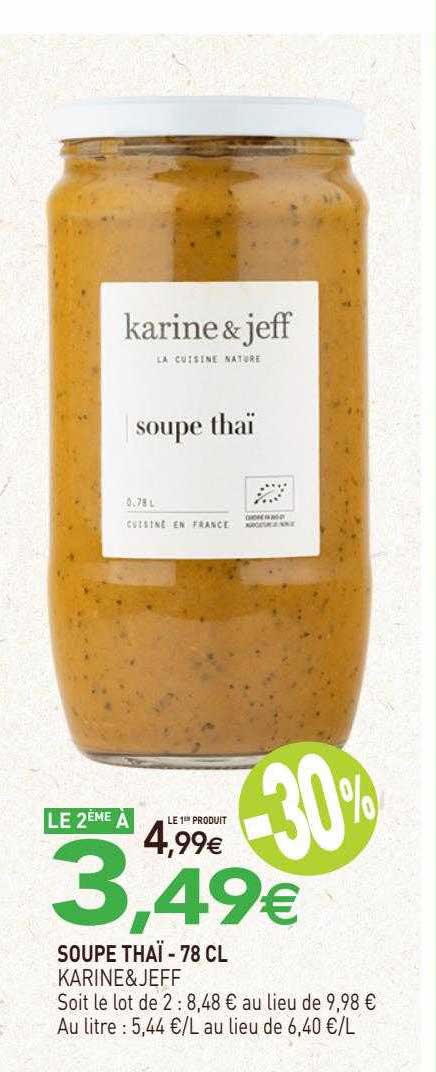 soupe thaï karine & jeff - 78 cl