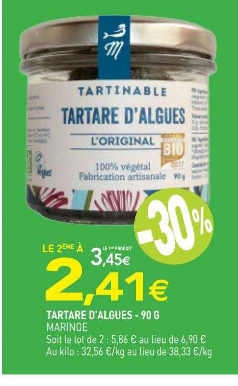 tartare d'algues marinoe - 90 g