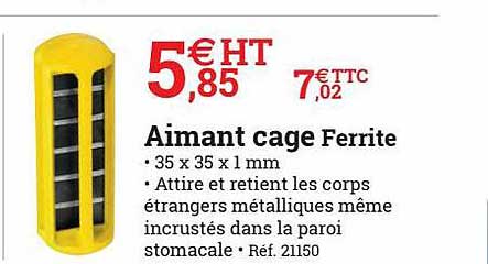 Aimant Cage Ferrite