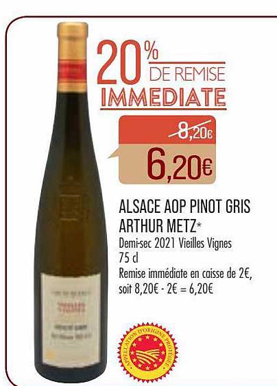 alsace aop pinot gris arthur metz