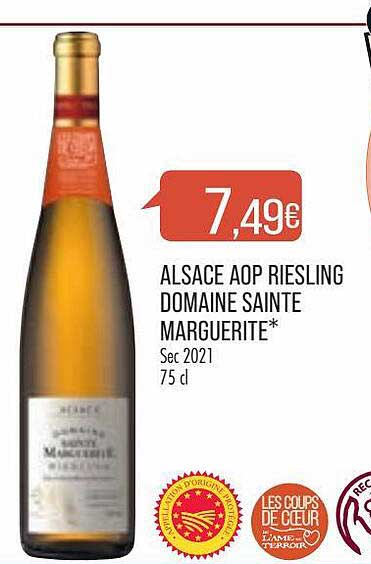 alsace aop riesling domaine sainte marguerite