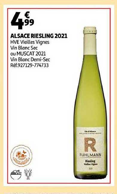 alsace riesling 2021 hve vieilles vignes vin blanc sec ou muscat 2021 vin blanc demi-sec
