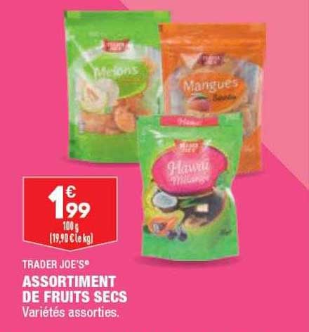 assortiment de fruits secs trader joe's