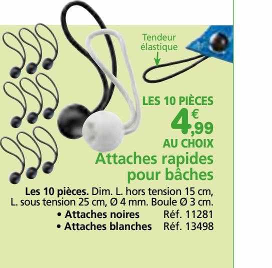 attaches rapides pour bâches