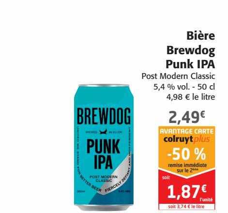 bière brewdog punk ipa