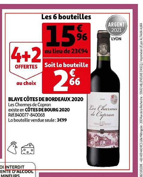 Blaye Côtes De Bordeaux 2020