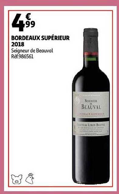 bordeaux supérieur 2018 seigneur de beauval
