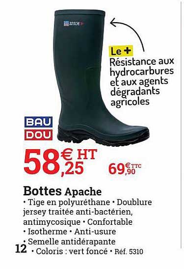 bottes apache baudou