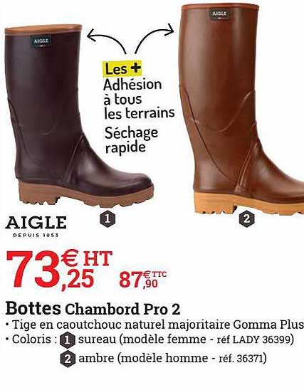 bottes chambord pro 2 aigle