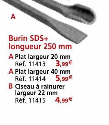 burin sds+ longueur 250 mm