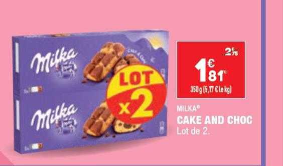 cake and choc milka