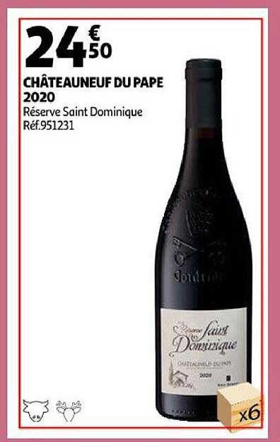 châteauneuf du pape 2020 réserve saint dominique