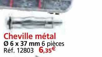 cheville métal