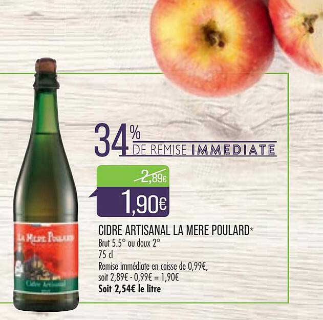 cidre artisanal la mère poulard