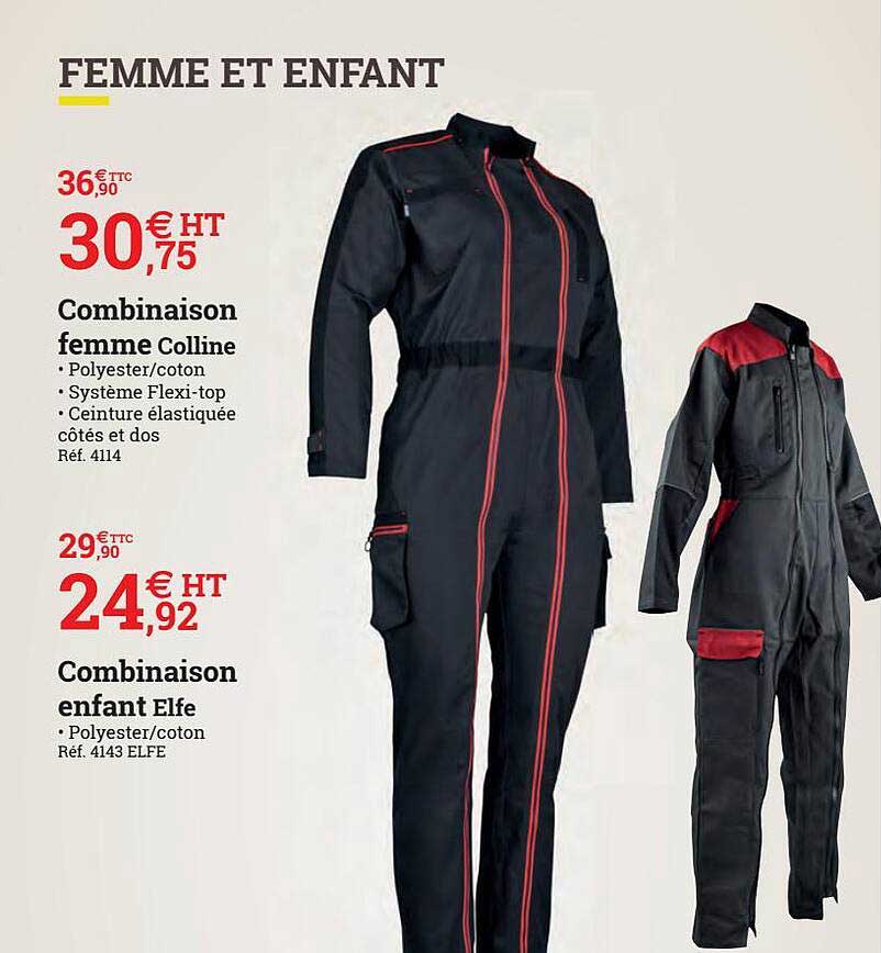 combinaison femme colline, combinaison enfant elfe