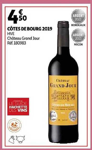côtes de bourg 2019 hve château grand jour