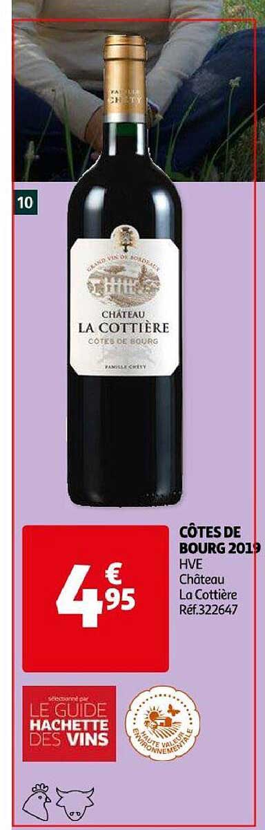 côtes de bourg 2019 hve château la cottière