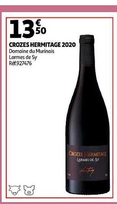 crozes hermitage 2020 domaine du murinais larmes de sy