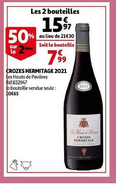 crozes hermitage 2021 les hauts de pavières