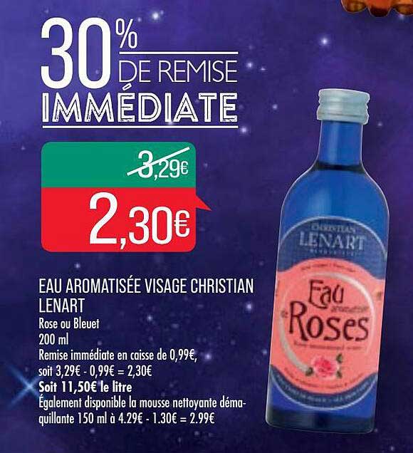 Eau Aromatisée Visage Christian Lenart