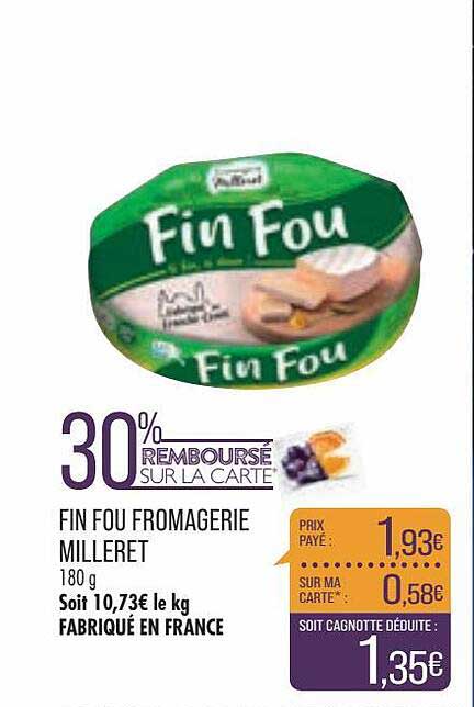 fin fou fromagerie milleret
