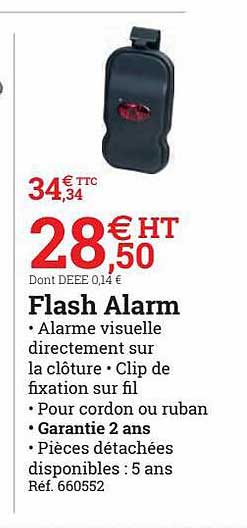flash alarm