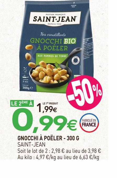 gnocchi à poêler saint-jean - 300 g