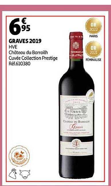 graves 2019 hve château du barrailh cuvée collection prestige